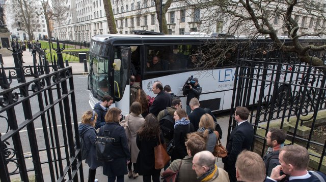 Roman Borisovich/ Kleptocracy Tours/ Whitehall Court/ Bus/ London