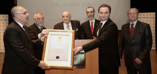 Dr. Şarik Tara primio priznanje za životno djelo