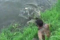 Dramatična snimka: Fotograf za dlaku izbjegao napad krokodila