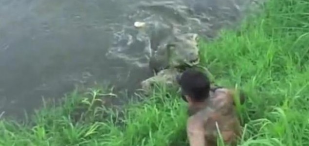 Dramatična snimka: Fotograf za dlaku izbjegao napad krokodila