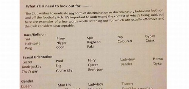 Borba protiv diskriminacije dovedena do apsurda: Liverpool zabranio riječi “princeza”, “hendikepiran” i “igrate kao