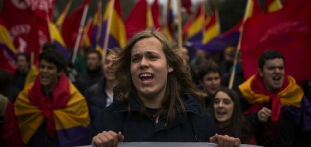 Hiljade Španaca na protestu za dostojanstvo