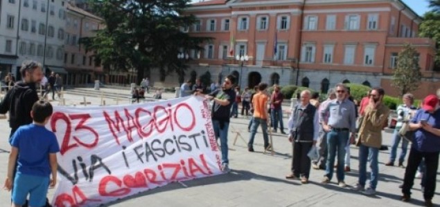 Crnokošuljaši na granici, Slovenija na nogama: Talijanski neofašisti marširaju Gorizijom