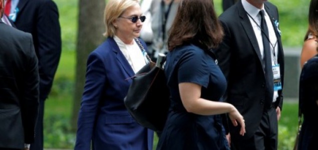 Hillary Clinton na obilježavanju obljetnice atentata 11. rujna pozlilo zbog upale pluća