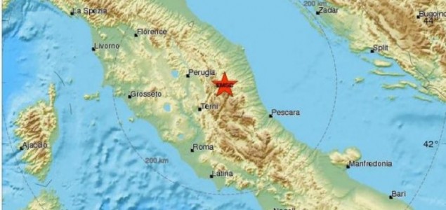 Zemljotres jačine 7 stepeni po Richteru pogodio Italiju, osjetio se i u BiH