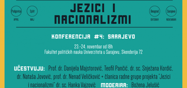 Sarajevska konferencija “Jezici i nacionalizmi”