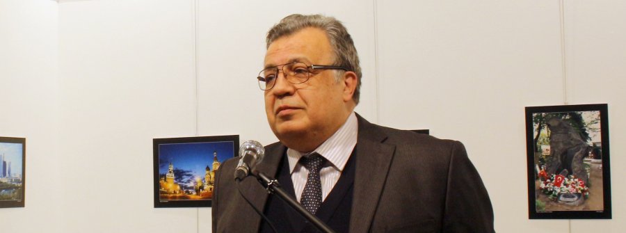 Russian Ambassador to Turkey, shot and wounded in Ankara
