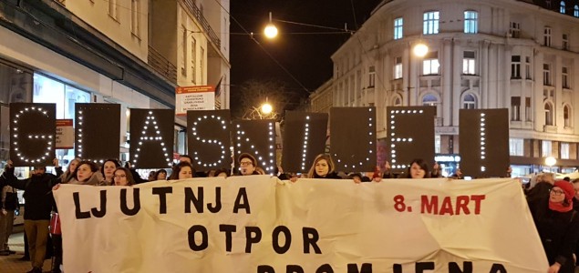 Tisuće na Noćnom maršu za 8. mart: Zahtijevamo ostavku ministrice Murganić!