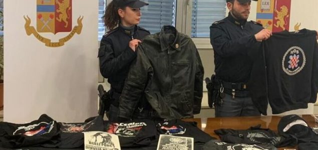 Ovako se to radi u Italiji: neki tip prodavao je majice sa ‘Za dom spremni’, odmah su ga uhitili zbog poticanja mržnje