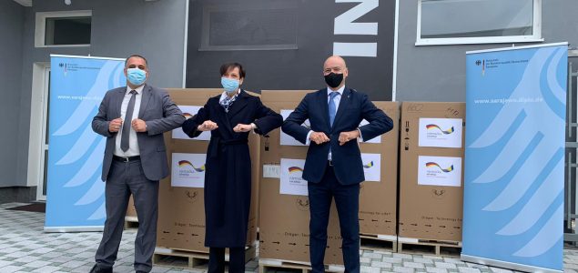 Njemačka donira 12 respiratora bolnicama širom Bosne i Hercegovine