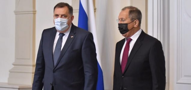 BEZ KOMŠIĆA I DŽAFEROVIĆA: Milorad Dodik sam primio ruskog ministra Sergeja Lavrova