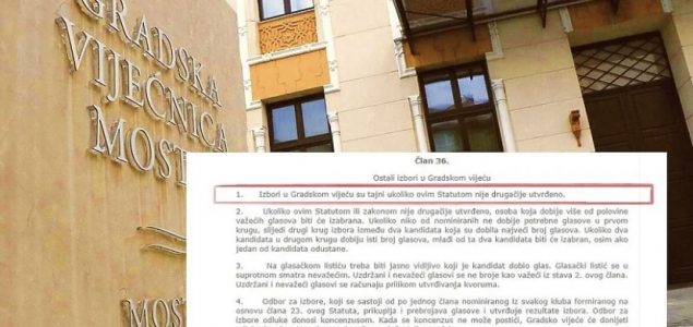 Glasanje za gradonačelnika Mostara je moralo biti tajno, da li će OHR reagovati?