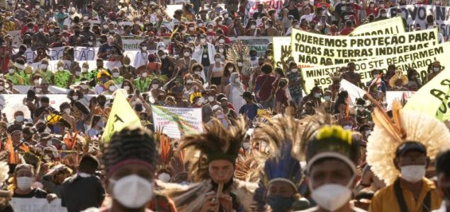 Brazilski domoroci protestovali uoči presude o pravu na zemlju