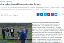 After nine years in Goražde, they do not believe in the irrigation system worth two million