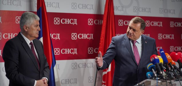 Dodik ponovo asistira Čoviću s ciljem da se otvori novi krug pregovora o izbornoj reformi