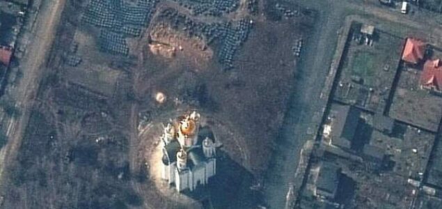 Objavljena satelitska snimka masovne grobnice u ukrajinskom gradu Buči