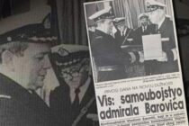Kontraadmiral JNA Vladimir Barović koji 1991. odbio naredbu da bombardira Pulu i Istru te Konavle i Dubrovnik izvršio je suicid